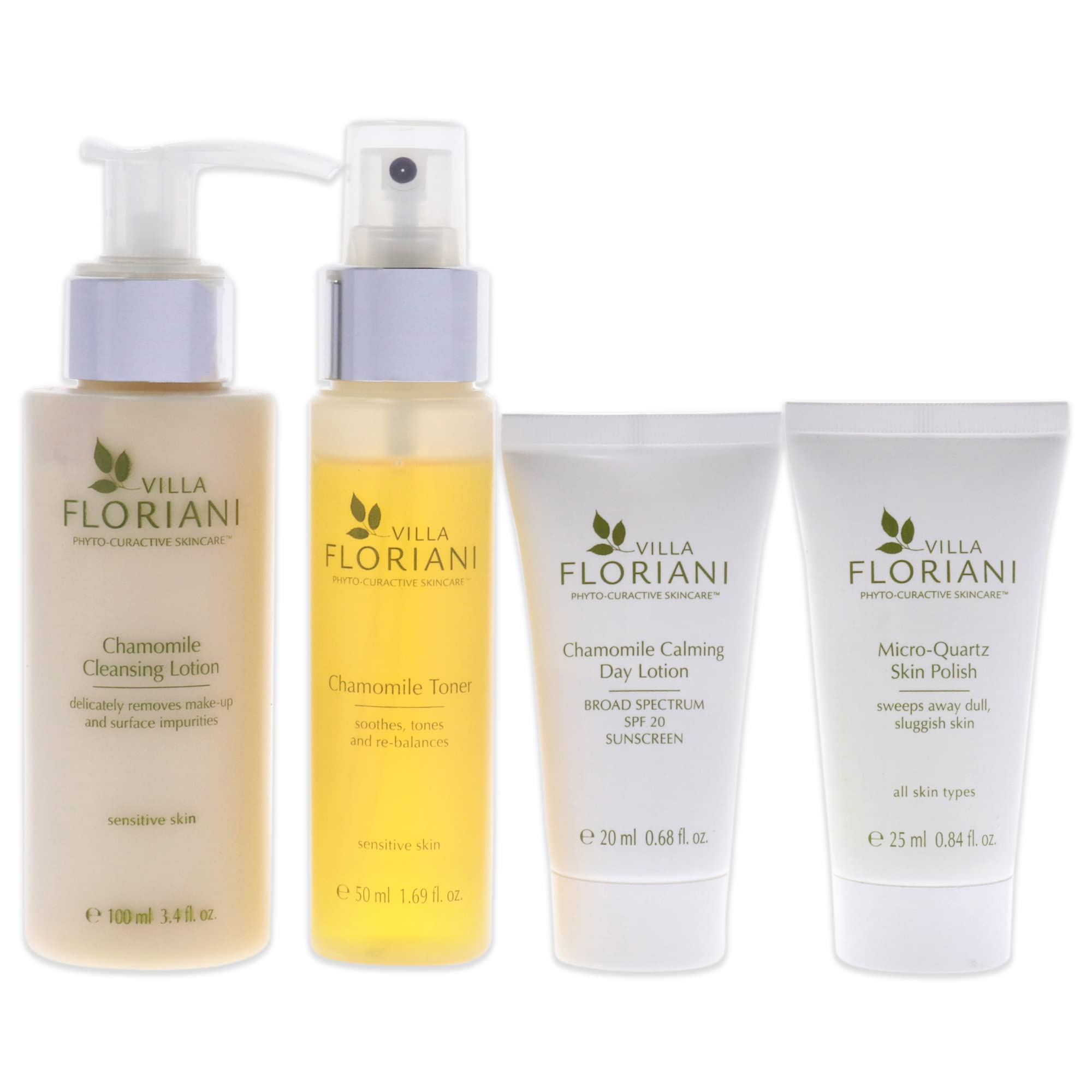 Amazon.com : Villa Floriani Calming Skincare Travel Kit Women 3.4